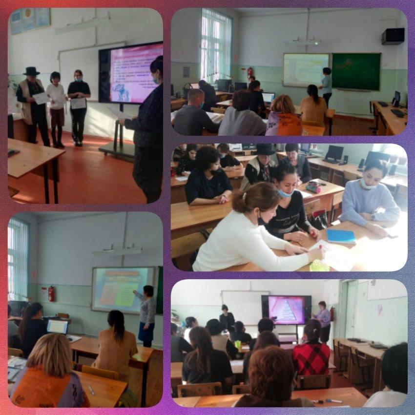 Преподавателидің іс-тәжірбиемен бөлісуі